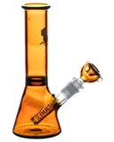 Nucleus "Basics" 8" Full Color Beaker Water Pipe - Amber Right View