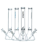 Nucleus 14" Beaker Water Pipe w/ Donut Style Ice Catcher - Random Style/Color