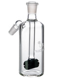 Nucleus Barrel Perc Ashcatcher - Black Perc, Detailed View