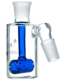 Nucleus Barrel Perc Ashcatcher - Blue Perc, Joint Detail View