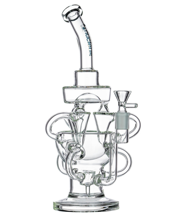 Nucleus Triple Recycler Water Pipe - Full Detail View