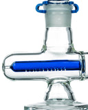 Nucleus Glycerin Coil w/ Colored Inline Perc Water Pipe - Inline Perc Close Up