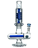 Nucleus Glycerin Coil w/ Colored Inline Perc Water Pipe - Right View