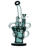 Nucleus Half Fab Egg Triple Recycler - Charcoal - Profile View