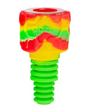 Ooze Armor Silicone Bowl and Mouthpiece Rasta