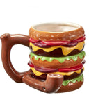 Double Cheeseburger Pipe Mug