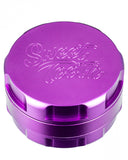 Purple 3-Piece Large Radial Teeth Aluminum Grinder