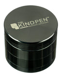 The Kind Pen Tri-Level Herb Grinder - Gun Metal Grinder Shown with Lid Closed